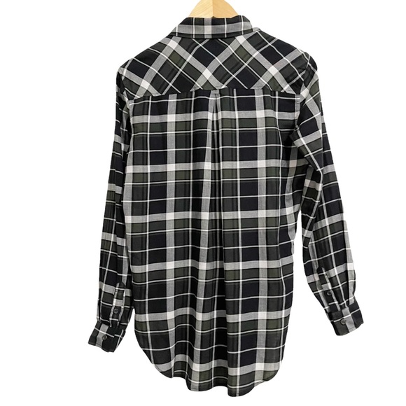Athleta Sierra Plaid Button Front Top Shirt XS - Picture 4 of 13